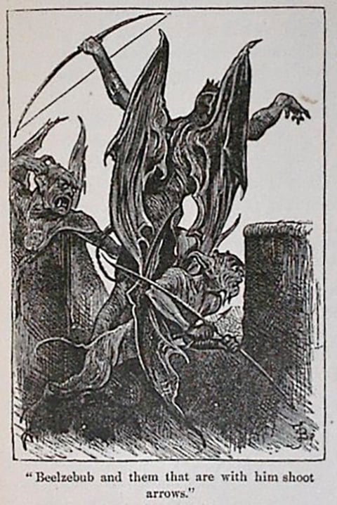 De acordo com os religiosos desse segmento, Baphomet - que tem corpo de homem, cabeça de bode e asas - age conforme a intenção da pessoa que busca por ele. 