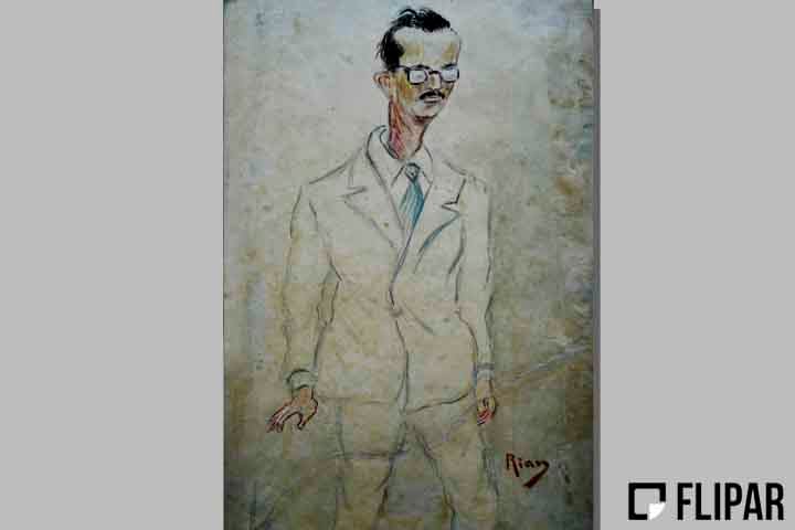 Neste mesmo ano, Nair teve sua primeira exposição com mais de 200 trabalhos exibidos na Rua do Ouvidor, no Rio de Janeiro. Elas foram conferidas pelo presidente Hermes da Fonseca. Na foto, caricatura do ex-presidente Jânio da Silva Quadros.