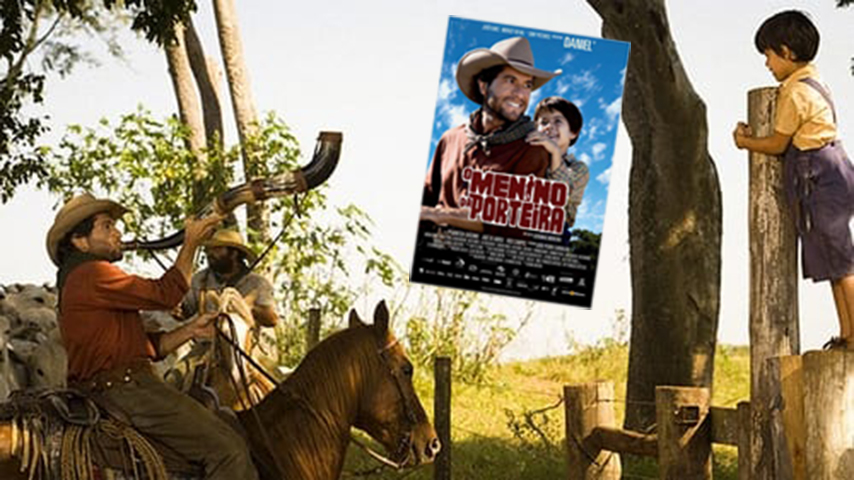 O Menino da Porteira (1976 e 2009), de Jeremias Moreira Filho - Inspirado na música de Teddy Vieira e Luís Raimundo (1955), é a saga de um peão de boiadeiro que desafia um fazendeiro em nome do amor. Vivido por Sérgio Reis no primeiro filme e por Daniel na reedição. 