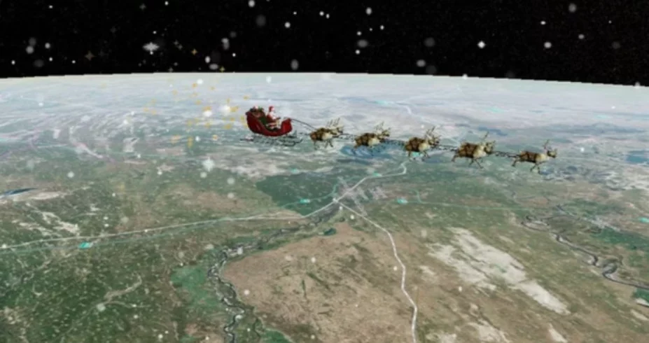 Uma plataforma desenvolvida pelo Comando de Defesa Aeroespacial Norte-Americano (Norad) permite que o público acompanhe o percurso do Papai Noel pelo mundo, na hora da distribuição dos presentes. Uma fantasia tecnológica que está chamando a atenção na internet. 
