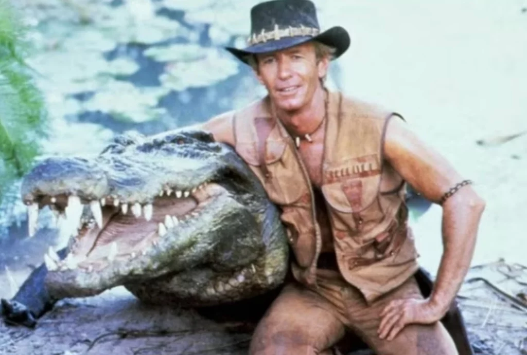 O crocodilo gigante chamado Burt, quw fez sucesso no filme 