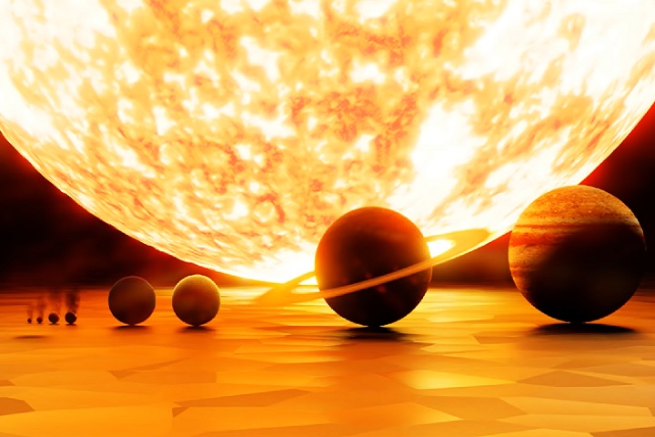 Comparado à Terra, o Sol é gigantesco! Seu diâmetro é impressionante: cerca de 1,39 milhão de quilômetros, equivalente a 109 vezes o diâmetro da Terra. 