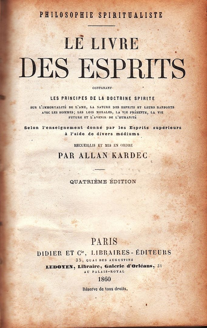 O dia 18 de abril de 1957 marcou o lançamento do livro que deu início a uma nova filosofia/religião: o Espiritismo. Trata-se da obra 