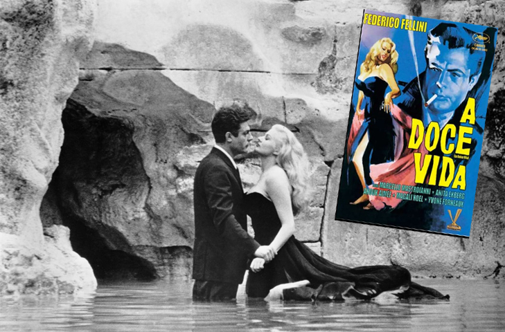 Em 1964, a Fontana di Trevi foi cenário de uma das cenas mais famosas do cinema: em La Dolce Vitta, de Fellini, a personagem de Anita Ekberg entra na água e convida Marcello Mastroianni a fazer o mesmo. 