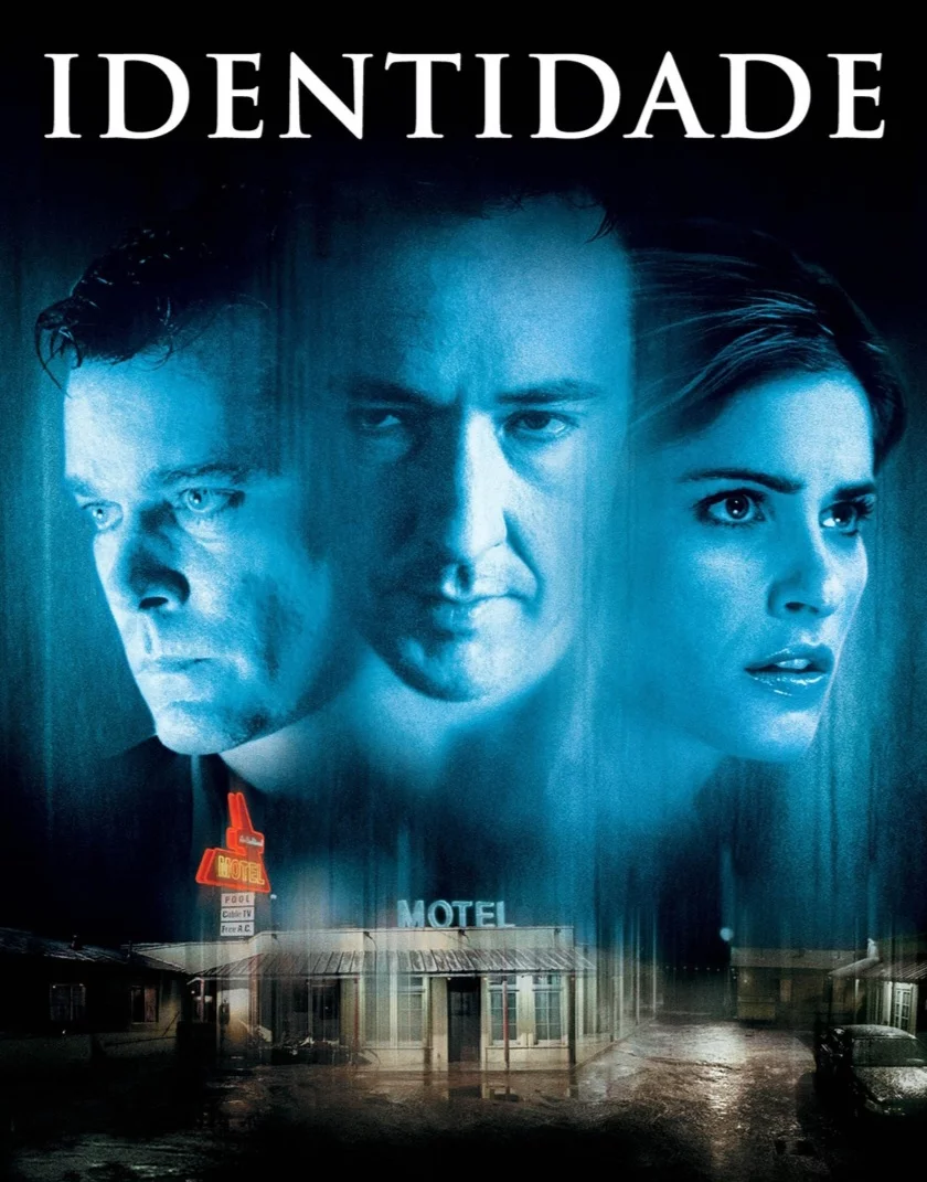 'Identidade', lançado em 2003, foi dirigido por James Mangold e conta com John Cusack, Ray Liotta, Amanda Peet, Alfred Molina, Clea DuVall e Rebecca De Mornay no elenco.