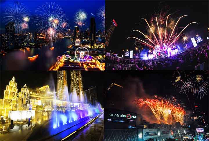 Bangkok (Tailândia) - O CentralWorld Plaza vira palco de shows, fogos e celebrações vibrantes ao estilo asiático.O CentralWorld Plaza é um dos maiores complexos de compras e entretenimento da Tailândia, com lojas, cinemas e restaurantes. E palco de celebrações que atraem multidões.


