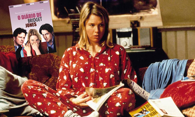 O Diário de Bridget Jones (2001)  - Ano Novo, vida nova. É isso que Bridget quer, literalmente, nas páginas do famoso diário que dá título ao filme.  Ela quer se casar! As resoluções de Ano Novo, bem anotadinhas, são o ponto de partida. 