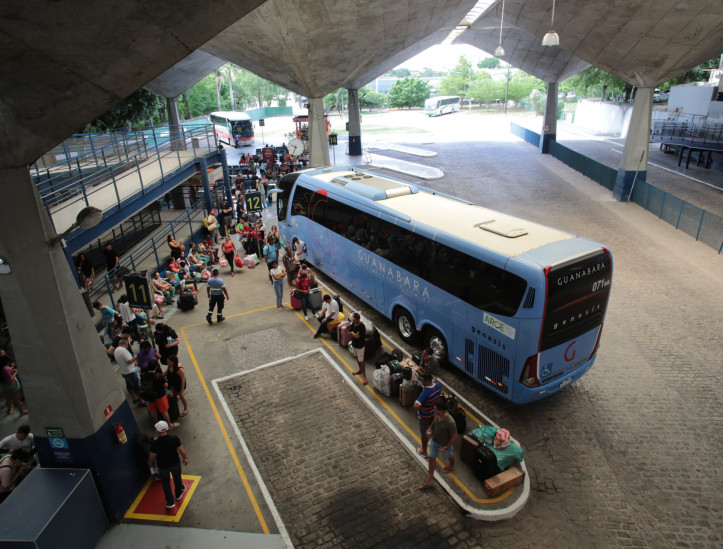 FORTALEZA-CE, BRASIL, 28.12.2024: Movimento na Rodoviária antes do Ano Novo.. (foto: Fabio Lima/ OPOVO)