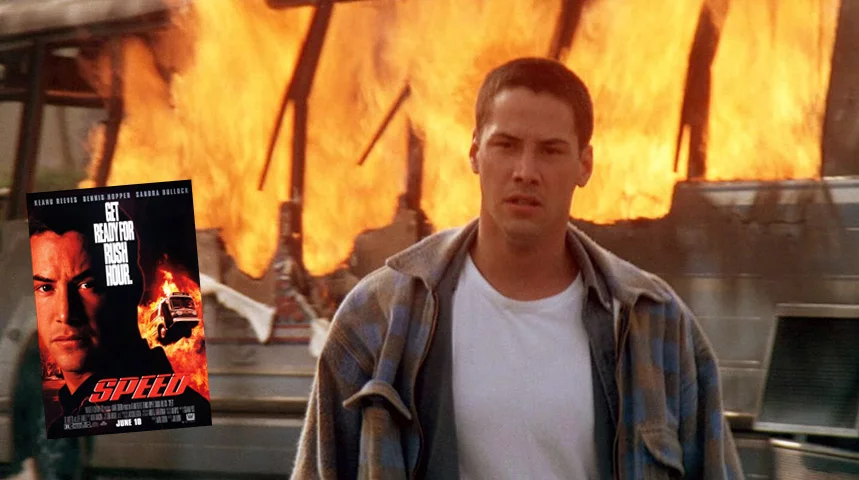 O primeiro grande sucesso de Keanu Reeves foi Velocidade Máxima (1994), com Sandra Bullock. No ano seguinte, ele foi eleito pela revista People uma das 50 pessoas mais lindas do mundo. 