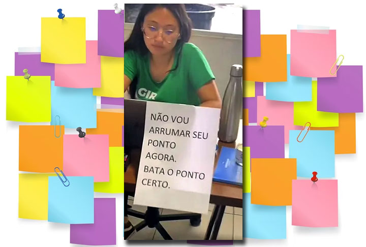 Os recados variam conforme o estilo de cada um. E podem refletir também a função do empregado dentro da firma. 