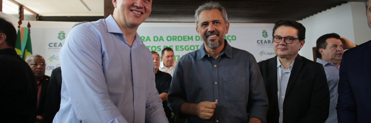 ￼ELMANO de Freitas, governador e Glêdson Bezerra, prefeito de Juazeiro