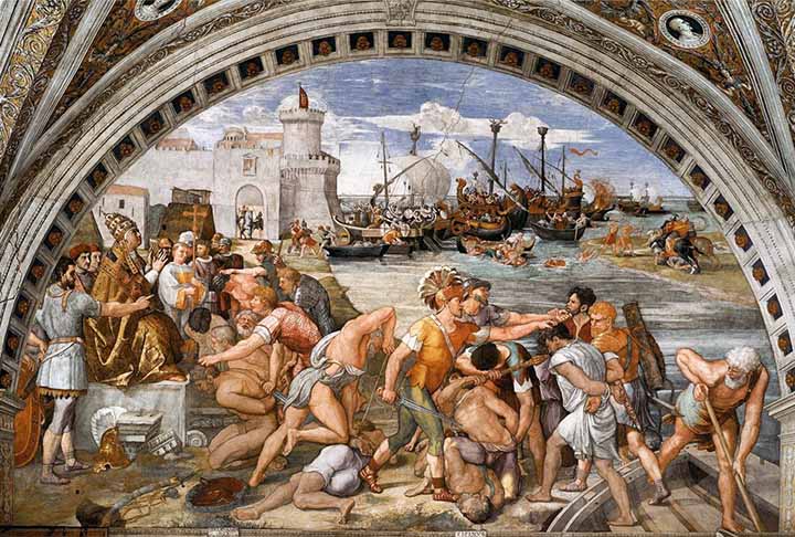 Assim, o papa solicitou que o jovem produzisse a decoração de todo o espaço. Inclusive, ordenando que os afrescos que haviam sido iniciados por outros artistas fossem destruídos.