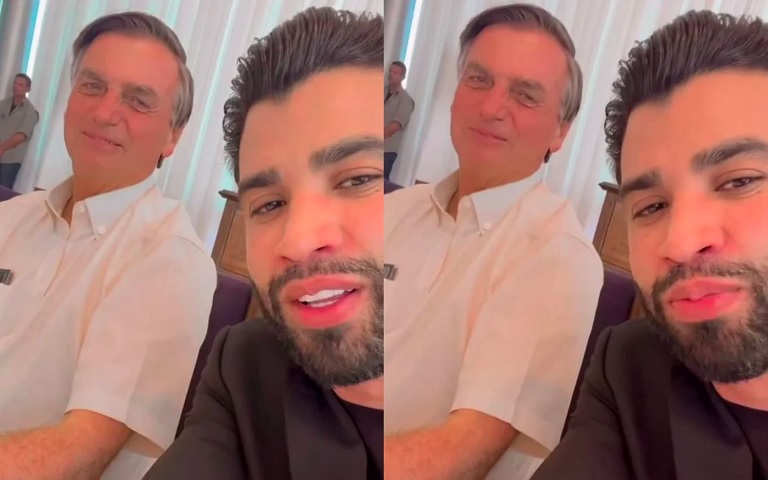 Na última eleição presidencial, disputada em 2022, Gusttavo Lima declarou apoio ao então candidato Jair Bolsonaro (PL). Na época, os dois chegaram a se encontrar no Palácio da Alvorada, em Brasília.