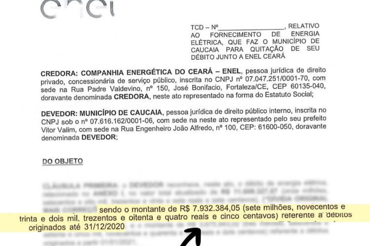 Assessoria do ex-prefeito fala em uma dívida herdada de 7,9 milhões