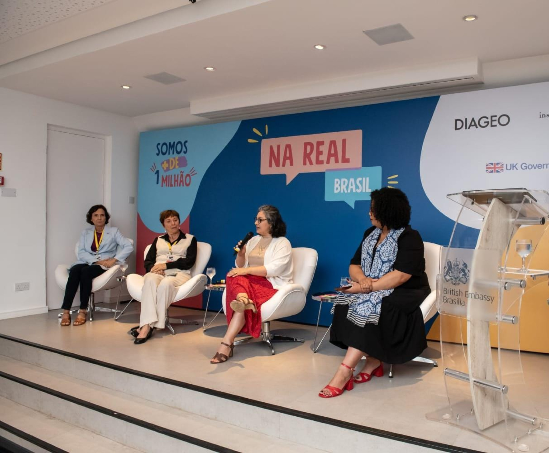 Projeto celebrou um milhão de jovens atendidos com evento em Brasília (Foto: Divulgação/Na Real Brasil)