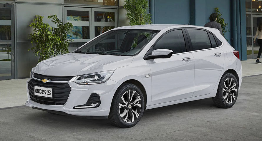 3º - Chevrolet Onix: 97.508 (unidades vendidas) - É um hatch compacto com design moderno e interior espaçoso. O modelo conta com atualizações que visam melhorar a potência, o desempenho e a segurança.