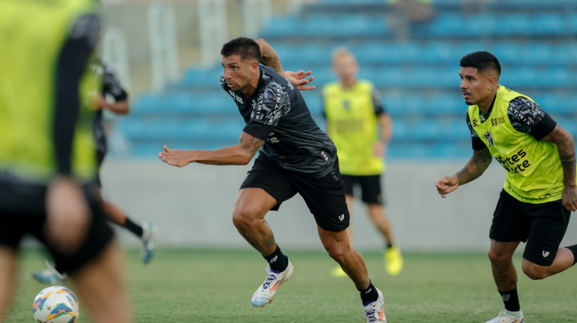 Lucas Mugni voltou a treinar no início dessa semana
