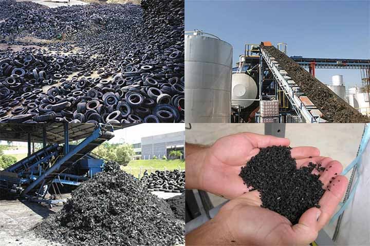 Pneus e outros produtos de borracha são reciclados para fabricar pisos, tapetes e objetos moldados. Essa abordagem diminui o impacto ambiental e promove a economia circular.
