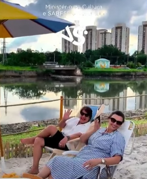 Nos dias de funcionamento, a Sabesp pediu que os visitantes que fossem à prainha levassem a própria garrafinha d'água e repelente, devido à proliferação de mosquitos  no local.