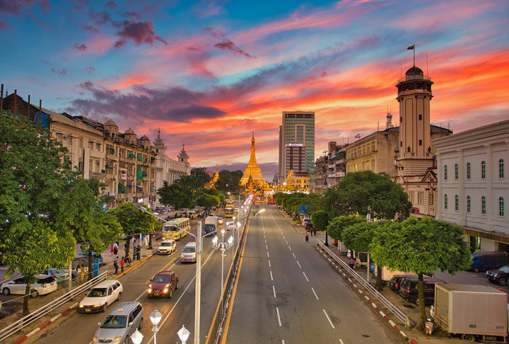 Myanmar (Ásia) - 23 pontos. Capital: Naipidau. População: 53,8 milhões. 