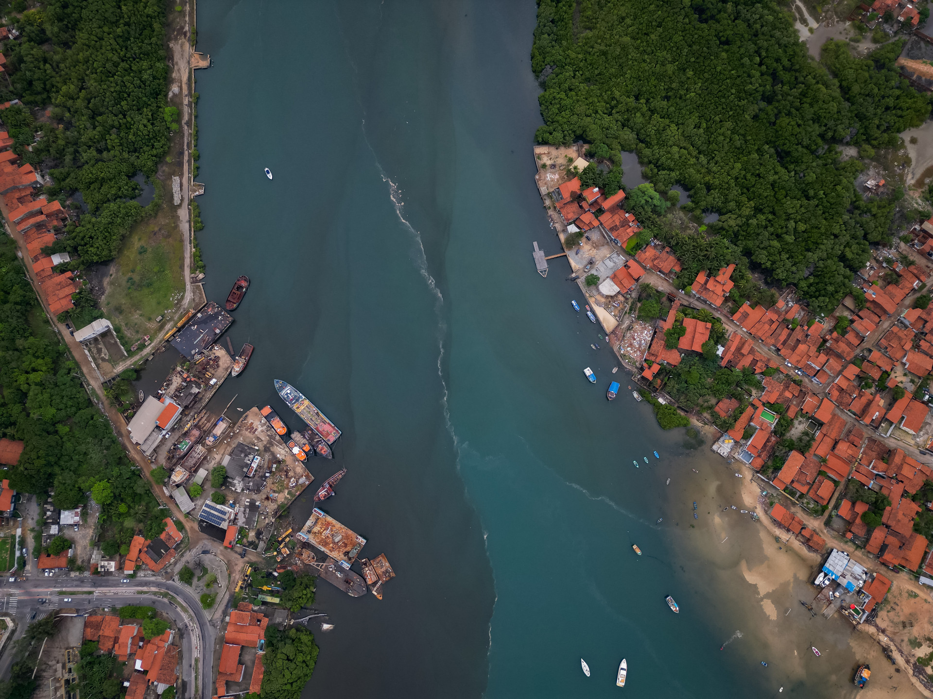 Ligação entre os rios Ceará e Maranguapinho, que estão entre os assoreados em Fortaleza