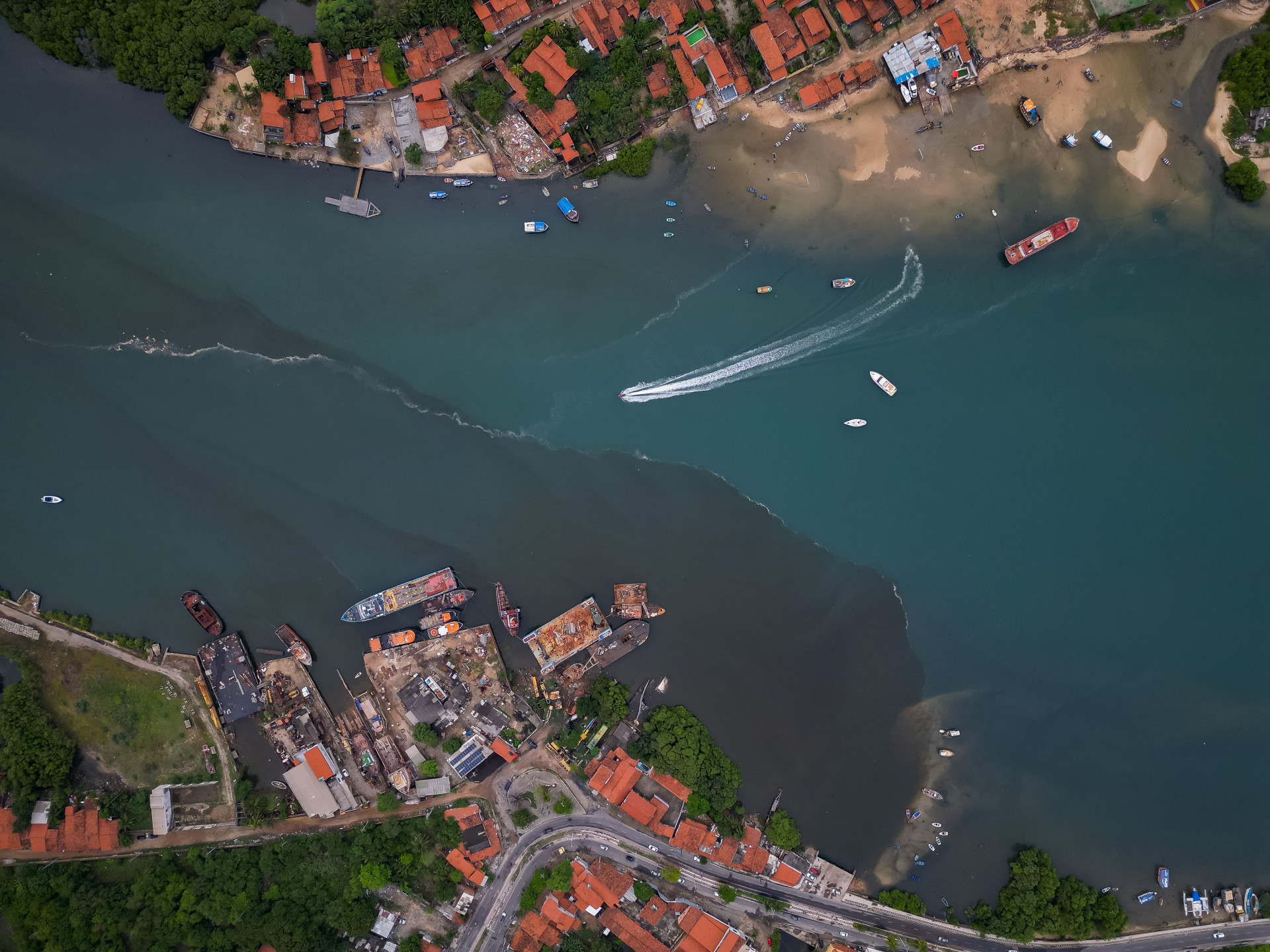 Ligação entre os rios Ceará e Maranguapinho, que estão entre os assoreados em Fortaleza