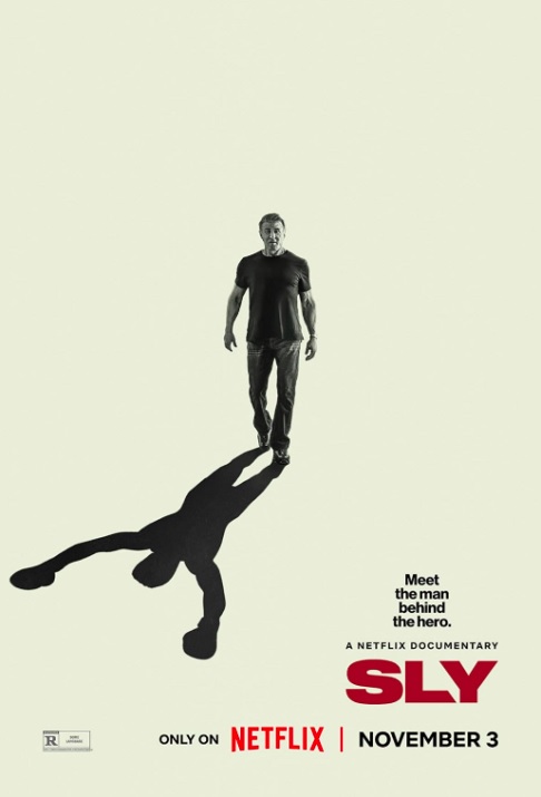 Sly (2023): No mesmo ano, foi lançado Sly, em homenagem ao icônico ator, diretor e roteirista Sylvester Stallone. 