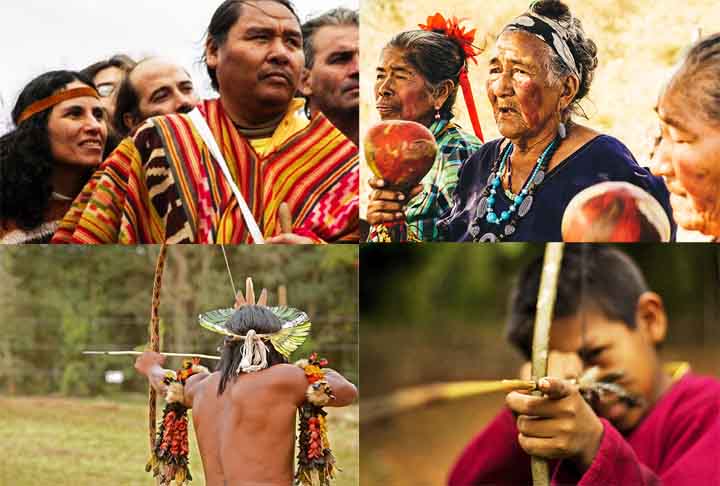 Uruguai: Os povos indígenas Charrúa foram quase dizimados durante a colonização, mas descendentes preservam traços culturais. Embora a presença seja pequena, há movimentos que trabalham para revitalizar a identidade indígena. A arqueologia também revela vestígios de povos nativos anteriores.