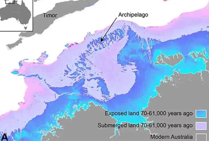 Civilização escondida - Estudo publicado na revista Quaternary Science Reviews revelou que uma extensa área de terra submersa no litoral da Austrália pode ter sido lar de até meio milhão de pessoas há cerca de 70 mil anos. 

