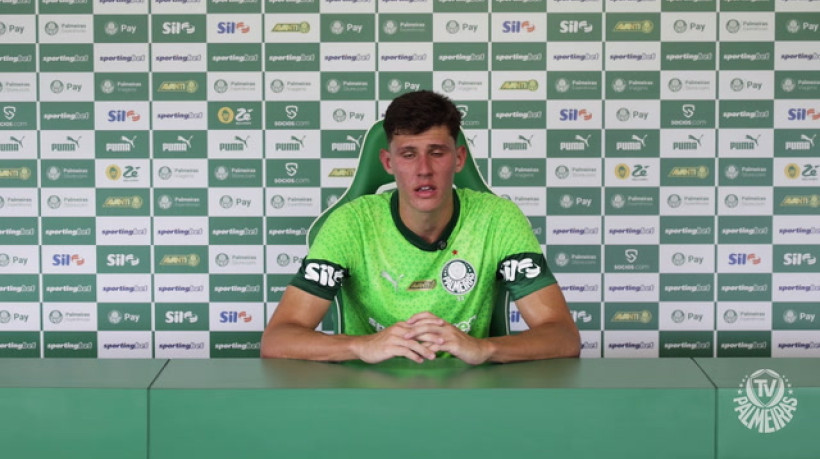 Benedetti celebra chance e convivência no time profissional do Palmeiras