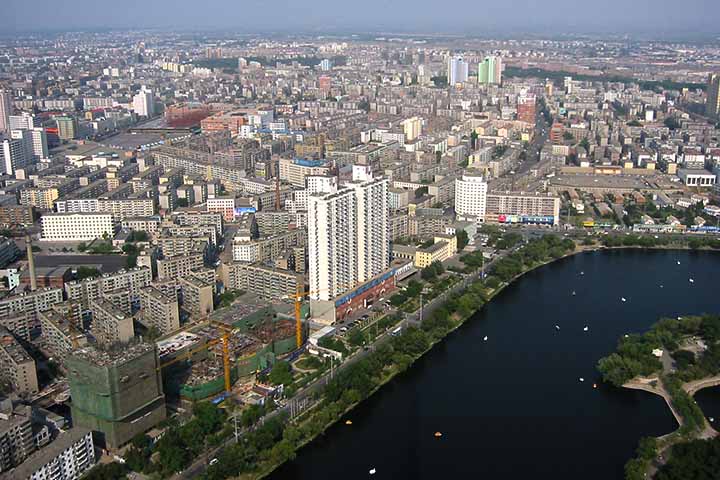 Shenyang, na China - classificação do ar: insalubre.

