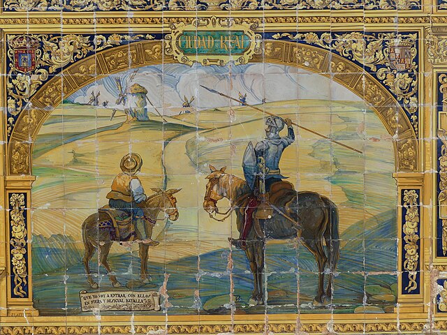 A história de Dom Quixote, Sancho Pança e Rocinante extrapolou os limites da literatura se estendendo para outras artes, como teatro, pinturas, esculturas e cerâmicas. 