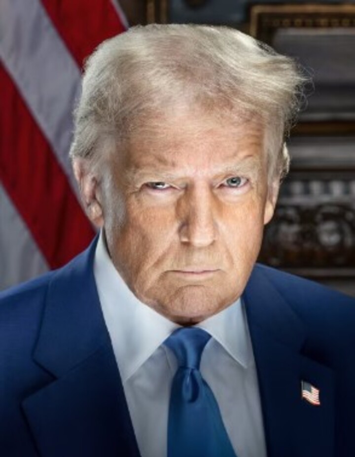 A foto oficial de Donald Trump como presidente dos Estados Unidos foi divulgada pela equipe de transição do governo americano. O empresário tomará posse na Casa Branca em 20 de janeiro.
