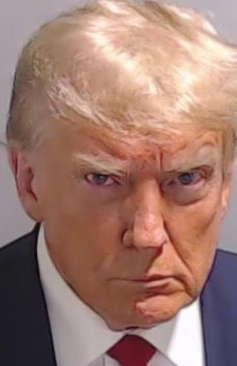 Veículos de imprensa dos EUA compararam o retrato à “mug shot” de Trump em 2023, quando o empresário foi “fichado” pela polícia por ocasião das investigações sobre as tentativas de modificar o resultado das eleições presidenciais de 2020. 
