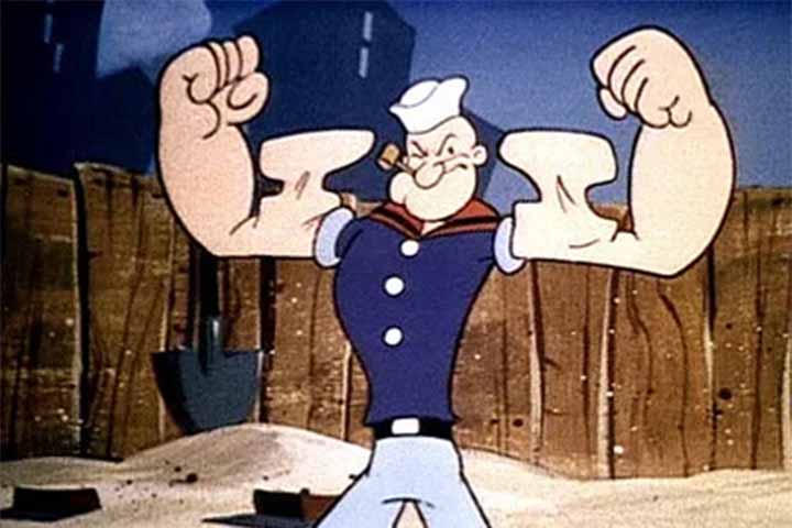 Em seguida, Popeye tornou-se série de animação na TV e acumulou mais de 600 episódios. No Brasil, a animação foi exibida por Globo, Record, Cultura e depois voltou ao SBT. 

