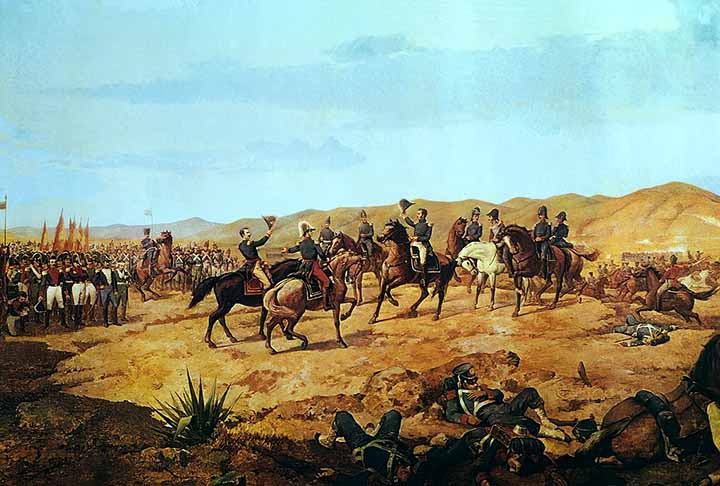 Embora San Martin também tenha a reverencia dos peruanos  , Bolívar é o ídolo. É que após San Martín realizar a maior parte da campanha, Bolívar assumiu a liderança e conduziu a Batalha de Ayacucho em 9 de dezembro de 1824, que foi decisiva para a vitória final sobre os espanhóis.