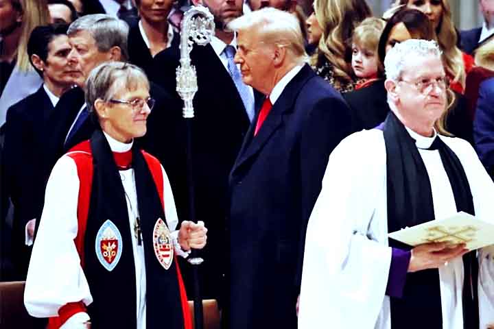 Além disso, Trump chamou Mariann Edgar Budde de “esquerdista radical”. “Seu tom foi desagradável, pouco convincente e pouco inteligente”, completou. 
