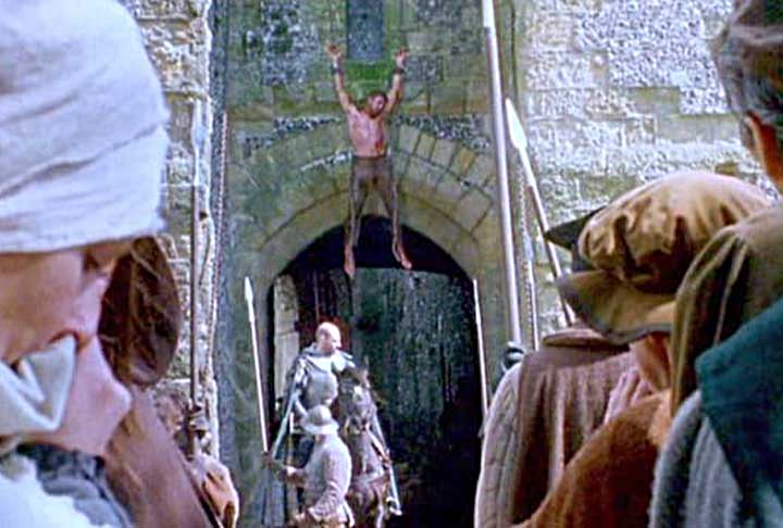 Henry VIII (2003) - Robert Aske, morto em praça pública.