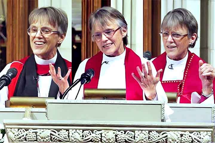 “Peço-lhe, Sr. Presidente, que tenha misericórdia daquelas pessoas em nossas comunidades cujos filhos temem que seus pais sejam levados e que ajude aqueles que estão fugindo de zonas de guerra e perseguições em suas terras a encontrar a compaixão e acolhimento aqui”, completou a bispa.

