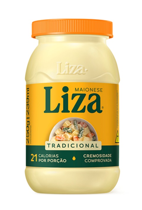 Os jurados avaliaram a maionese Liza com sabor levemente amanteigado, mas pouco interessante. Aparência um tanto opaca, textura boa e leve sabor residual na boca. 