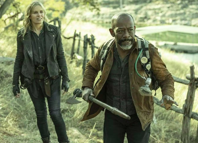 Dead City já é a 6ª série do universo The Walking Dead. Além dela e da original, Tales of The Walking Dead, Fear the Walking Dead (foto), The Walking Dead: World Beyond e The Walking Dead: Daryl Dixon também já foram lançadas.