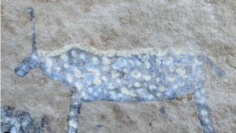 Em cavernas da África do Sul, cientistas já encontraram desenhos que aparentemente representam criaturas de um chifre só — que lembram a figurara dos unicórnios. David Mendel Witelson, pesquisador de arte rupestre sul-africana, afirmou que existem interpretações erradas. O animal, por estar de lado, pode ter dois chifres e deixar a impressão de ter apenas um. 