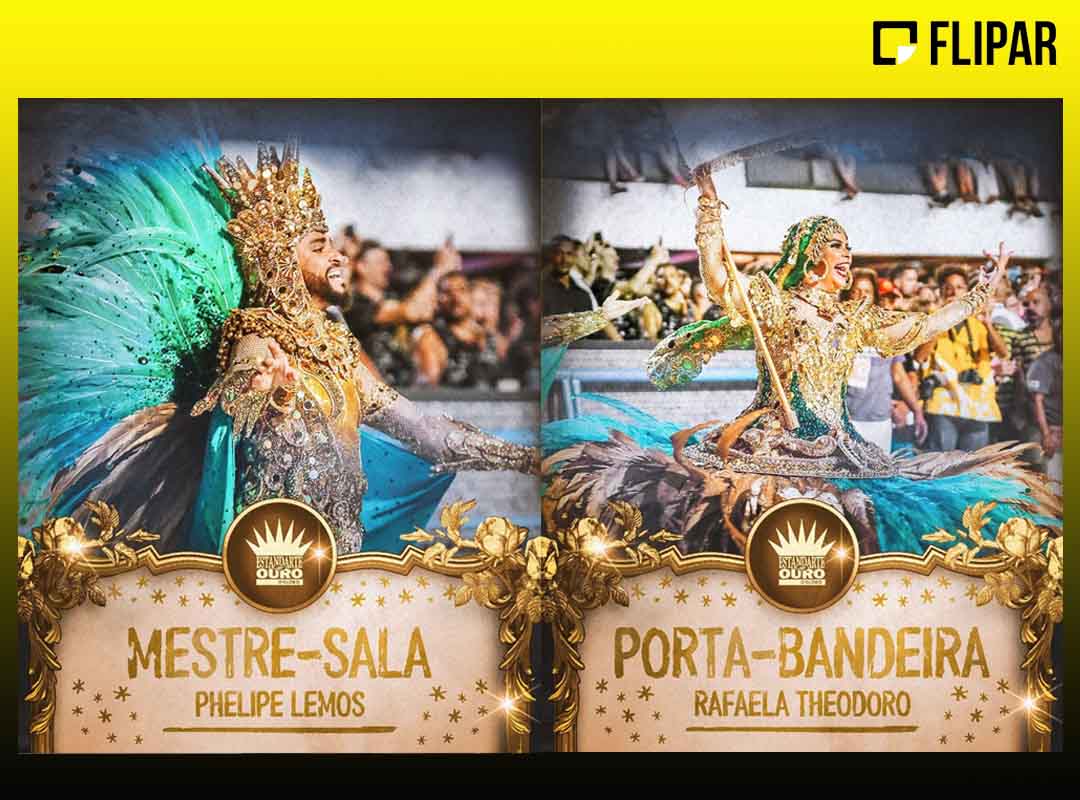No Carnaval 2024, vencido pela Unidos do Viradouro, o casal Phelipe Lemos e Rafaela Theodoro, da Imperatriz Leopoldinense ganhou o Estandarte de Ouro como melhor mestre-sala e porta-bandeira. 