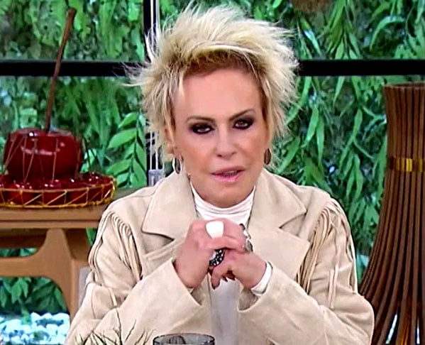 A apresentadora Ana Maria Braga usou o início do 