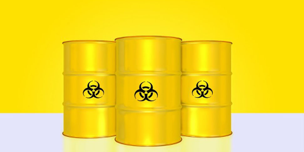 O lixo radioativo, quando descartado da forma errada e em lugares impróprios, torna o solo infértil e perigoso, podendo causar danos irreversíveis à saúde do homem. 