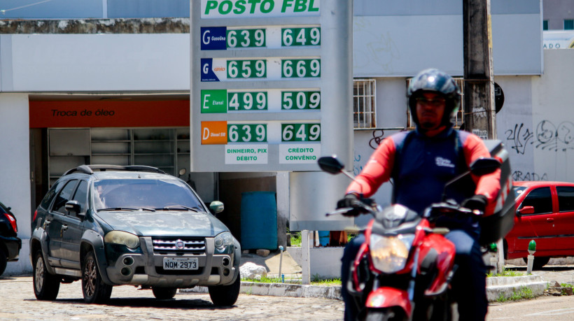 Pre&ccedil;o da gasolina variou entre R$ 5,84 e R$ 6,88 na semana entre 22/6 e 28/6, no Cear&aacute;
