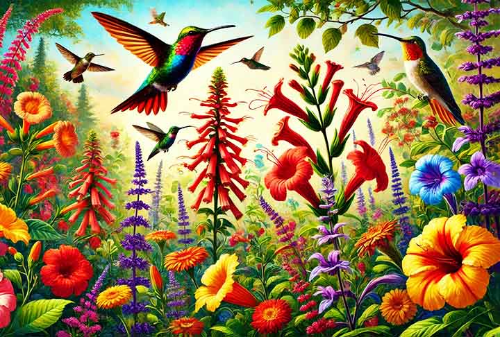 Na Natureza existem flores que atraem os beija-flores com maior frequência, sendo as preferidas dessas belas aves. Saiba quais são as flores e por quê.