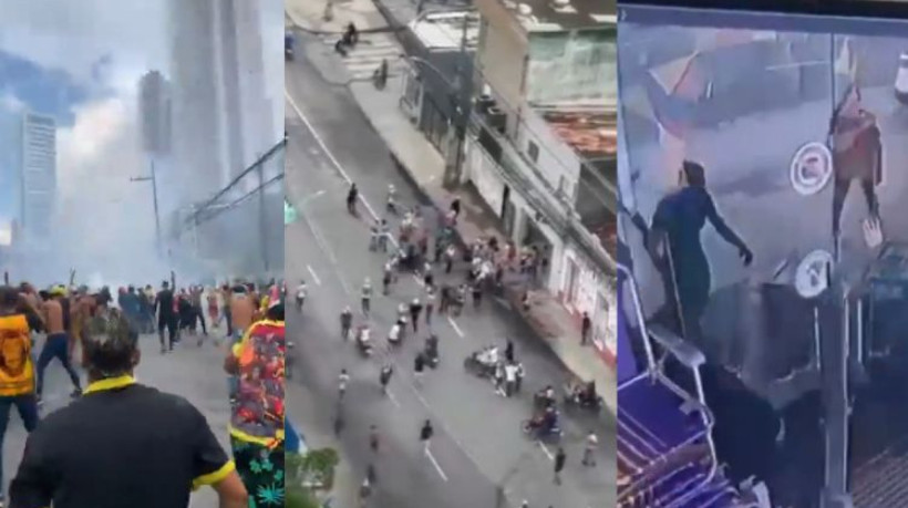 ATOS de violência marcaram prévia de jogo pelo Campeonato Pernambucano. 
