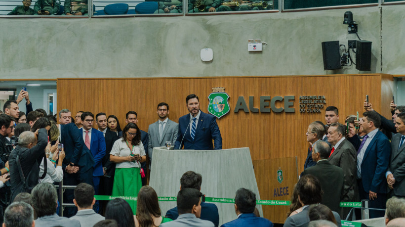 Romeu Aldigueri é empossado presidente da Assembleia Legislativa do Ceará (Alece)