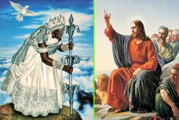 Oxalá e Jesus: Oxalá é considerado o Orixá supremo, muitas vezes referido como Pai de Todos. Ele é associado à criação, à paz, à harmonia e à sabedoria, assim como Jesus Cristo. Ambos são vistos como salvadores.